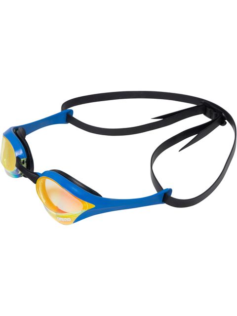 Arena Cobra Ultra Swipe Goggles - Yellow Mirror/Blue