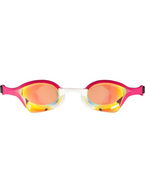 Arena Cobra Ultra Swipe Goggles - Yellow Mirror/Pink