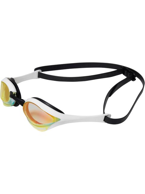 Arena Cobra Ultra Swipe Goggles - Yellow Mirror/White