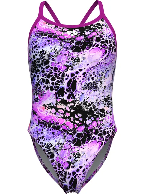 Arena Criss Cross One Piece - Earth View Purple