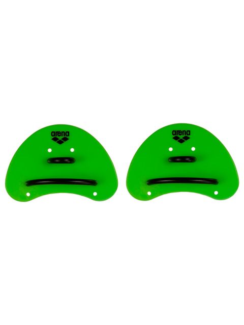 Arena Elite Finger Paddle Set - Acid Lime
