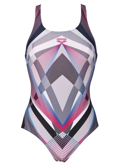 Arena Engineered Swim Pro Back Aphrodite & Grey Womens One Piece 