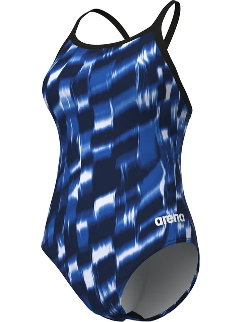 Arena Lightdrop Back One Piece - Wave Blue