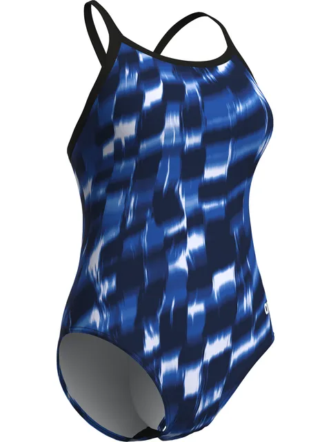 Arena Lightdrop Back One Piece - Wave Blue