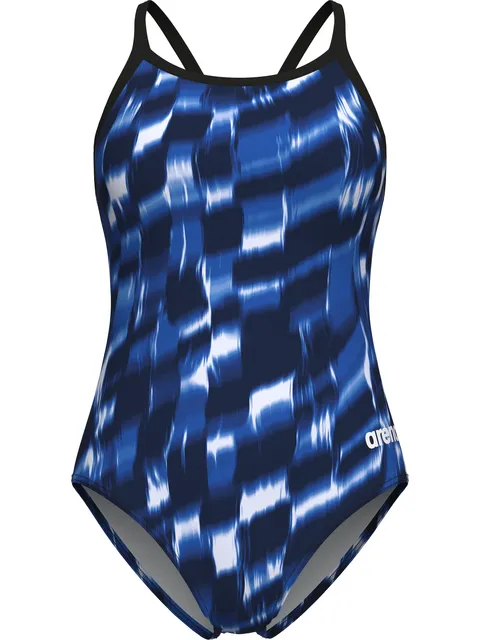 Arena Lightdrop Back One Piece - Wave Blue