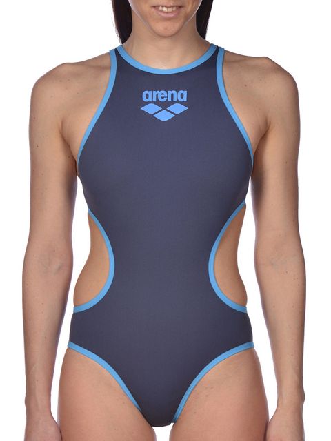 Arena One Biglogo Shark Turquoise Womens One Piece