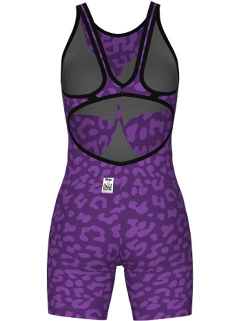 Arena Powerskin Carbon Air 2 Openback Kneeskin - Leopard Violet
