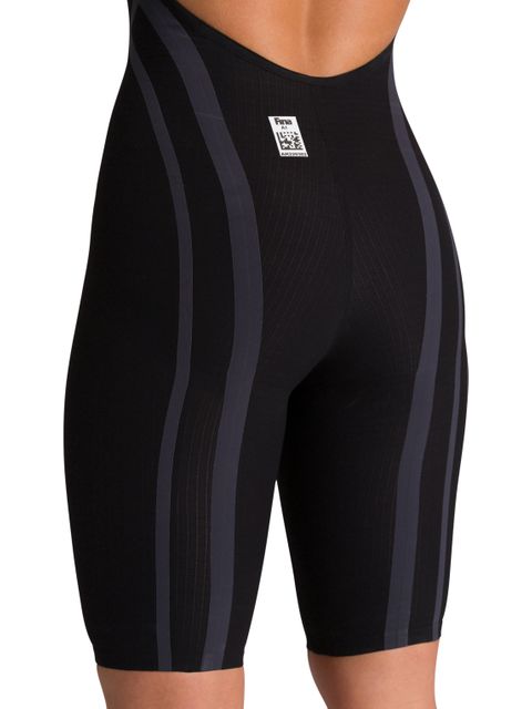 Arena Powerskin Carbon Core FX Open Back Kneelength - Black/Gold