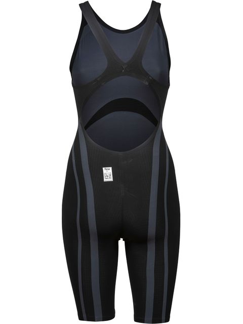 Arena Powerskin Carbon Core FX Open Back Kneelength - Black/Gold