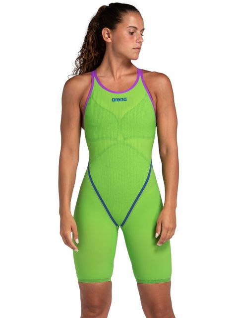 Arena Powerskin Primo Open Back Kneelength - Emerald Boa