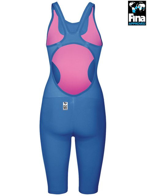 Arena Powerskin R-Evo One Blue & Pink Kneelength 