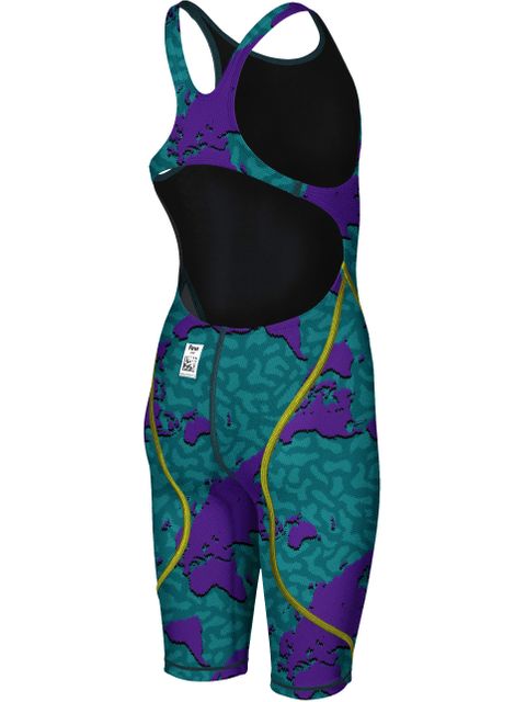 Arena Powerskin ST 2.0 Junior Kneelength - Purple Map