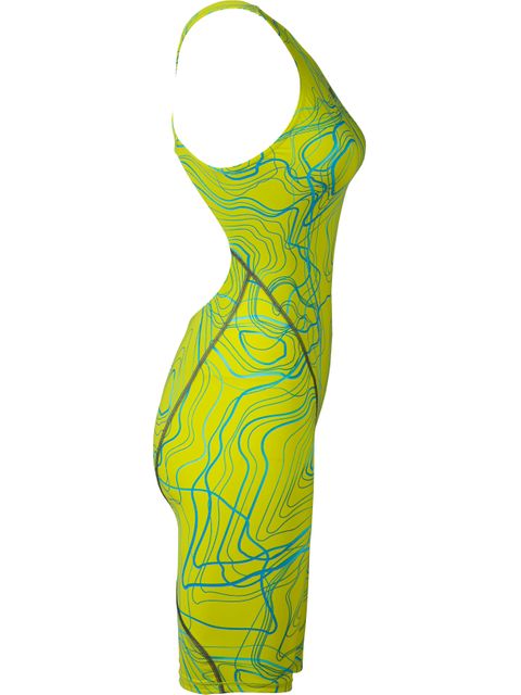 Arena Powerskin ST 2.0 Junior Kneelength - Sonic Lime