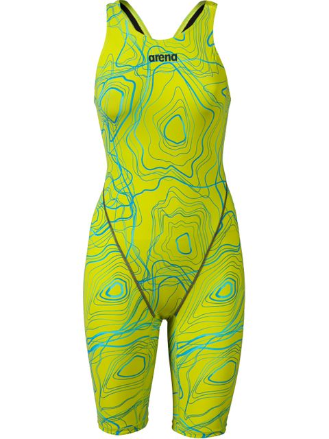 Arena Powerskin ST 2.0 Junior Kneelength - Sonic Lime