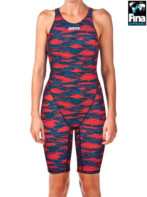 Arena Powerskin ST 2.0 Limited Edition Blue & Red Womens Kneelength