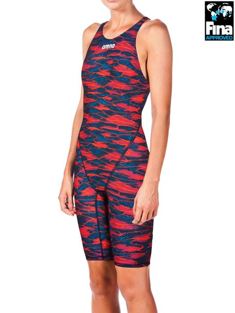 Arena Powerskin ST 2.0 Limited Edition Blue & Red Womens Kneelength