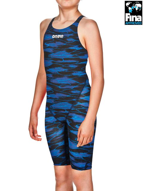Arena Powerskin ST 2.0 Limited Edition Blue & Royal Girls Kneelength