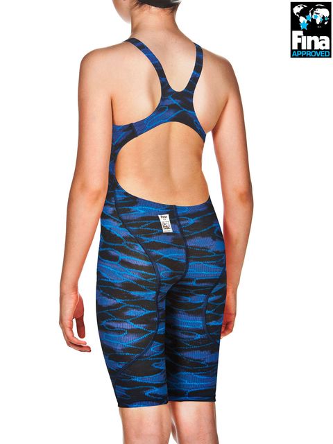 Arena Powerskin ST 2.0 Limited Edition Blue & Royal Girls Kneelength