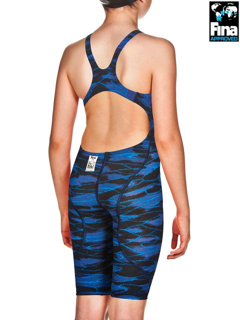 Arena Powerskin ST 2.0 Limited Edition Blue & Royal Girls Kneelength