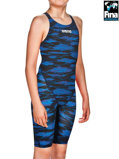 Arena Powerskin ST 2.0 Limited Edition Blue & Royal Girls Kneelength