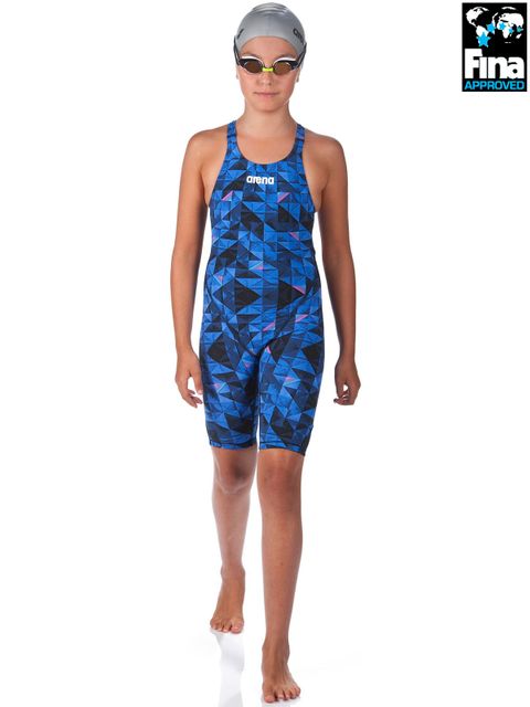 Arena Powerskin ST 2.0 Limited Edition Navy Girls Kneelength