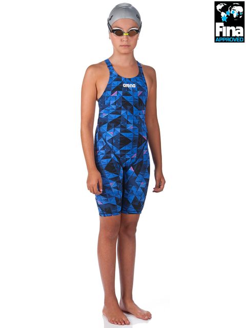 Arena Powerskin ST 2.0 Limited Edition Navy Girls Kneelength