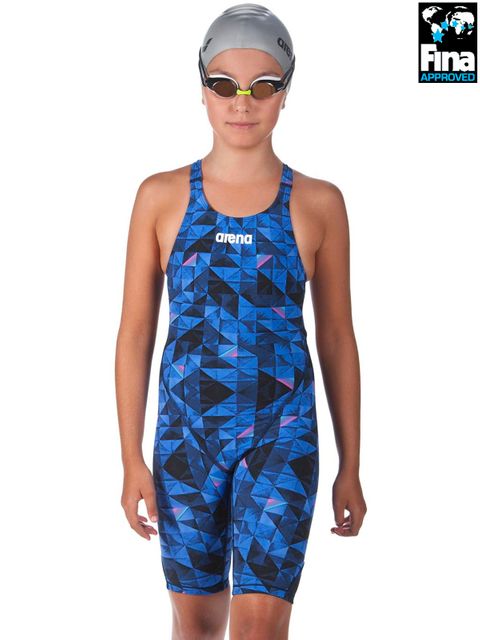 Arena Powerskin ST 2.0 Limited Edition Navy Girls Kneelength