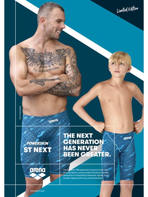 Arena Powerskin ST NEXT Jammers - Clean Sea Blue