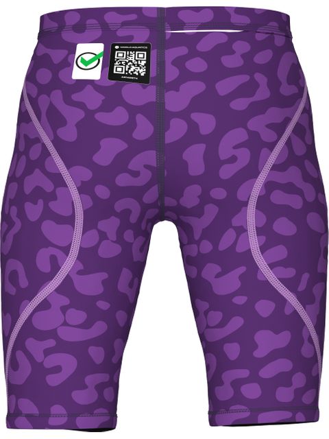 Arena Powerskin ST NEXT Junior Jammers - Leopard Violet