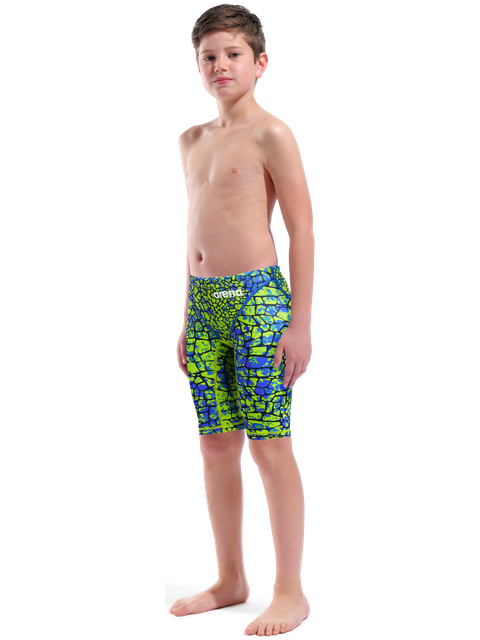 Arena Powerskin ST NEXT Junior Jammers - Snakeskin Green