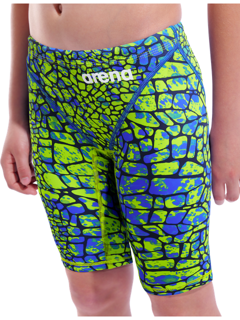 Arena Powerskin ST NEXT Junior Jammers - Snakeskin Green