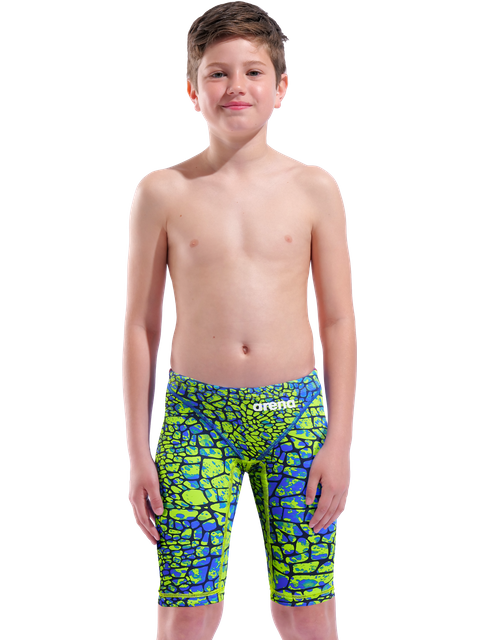Arena Powerskin ST NEXT Junior Jammers - Snakeskin Green