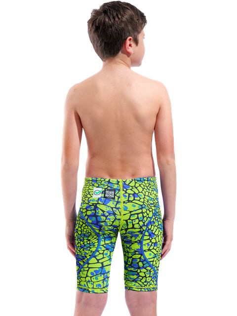 Arena Powerskin ST NEXT Junior Jammers - Snakeskin Green