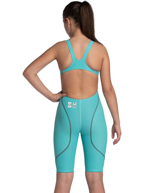 Arena Powerskin ST NEXT Junior Kneelength - Aquamarine