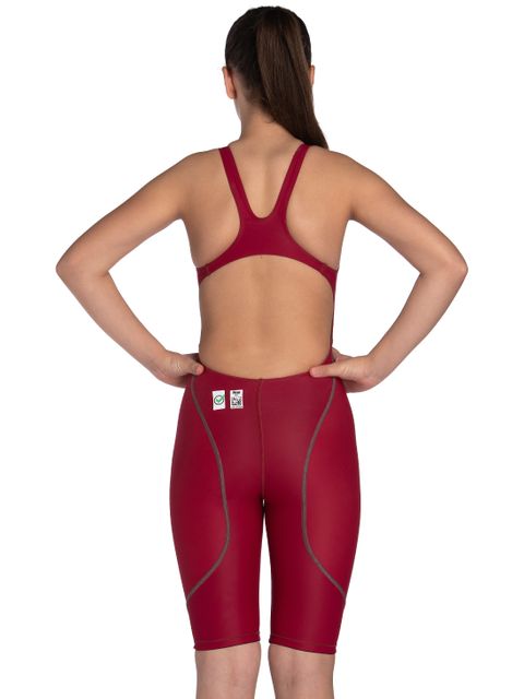 Arena Powerskin ST NEXT Junior Kneelength - Deep Red