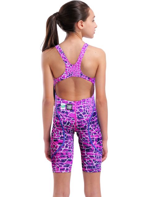 Arena Powerskin ST NEXT Junior Kneelength - Snakeskin Pink