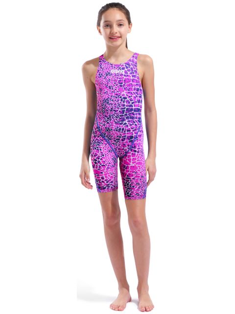 Arena Powerskin ST NEXT Junior Kneelength - Snakeskin Pink