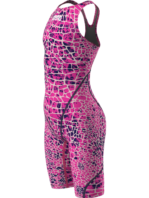 Arena Powerskin ST NEXT Junior Kneelength - Snakeskin Pink
