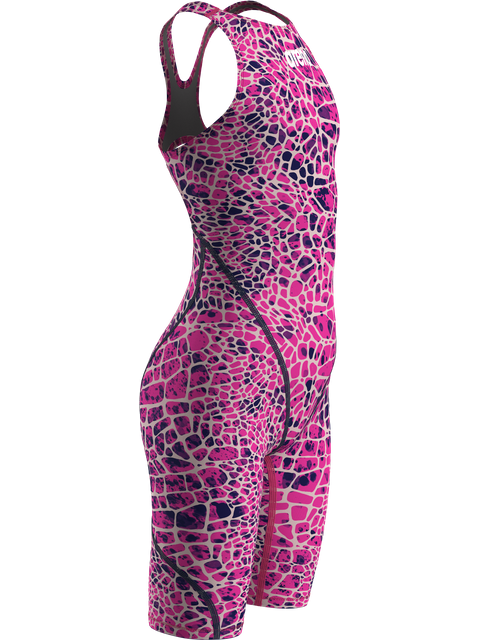 Arena Powerskin ST NEXT Junior Kneelength - Snakeskin Pink