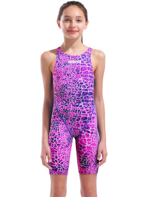 Arena Powerskin ST NEXT Junior Kneelength - Snakeskin Pink