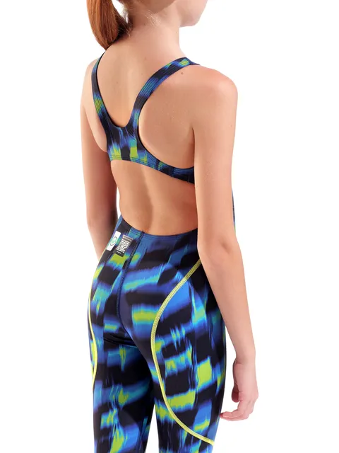 Arena Powerskin ST NEXT Junior Kneelength Limited Edition - Aqua Gleam