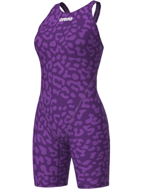 Arena Powerskin ST NEXT Openback Kneeskin - Leopard Violet