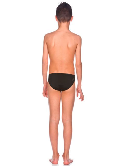 Arena Solid Black Boys Briefs