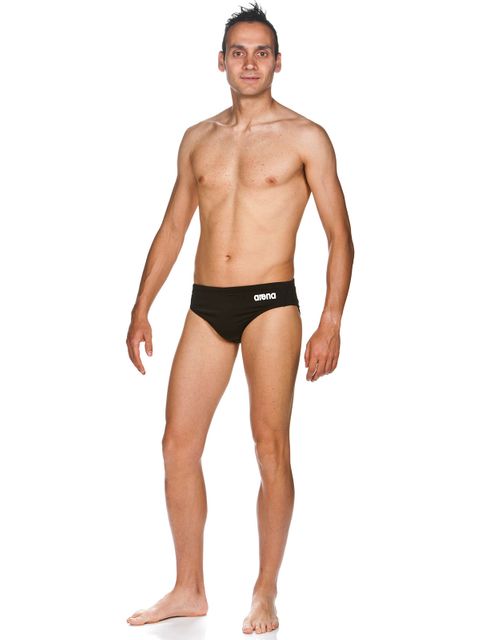 Arena Solid Black Mens Briefs