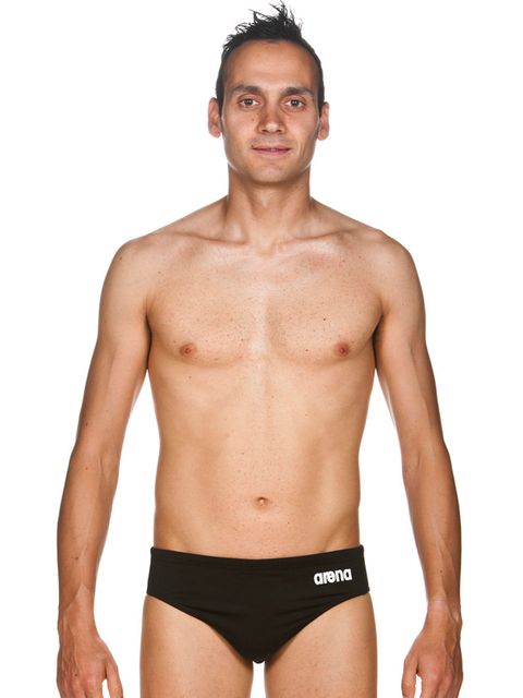 Arena Solid Black Mens Briefs