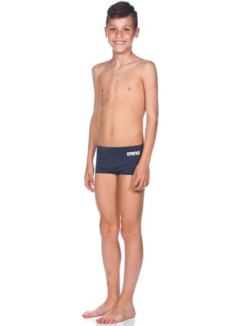 Arena Boys Solid Navy Squared Short