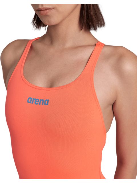 Arena Solid Swim Pro One Piece - Coral