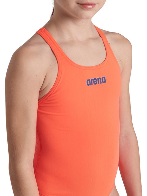Arena Solid Swim Pro One Piece Girls - Coral