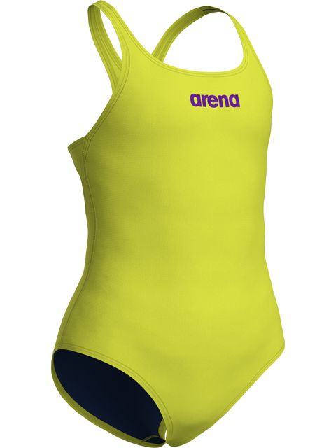 Arena Solid Swim Pro One Piece Girls - Green