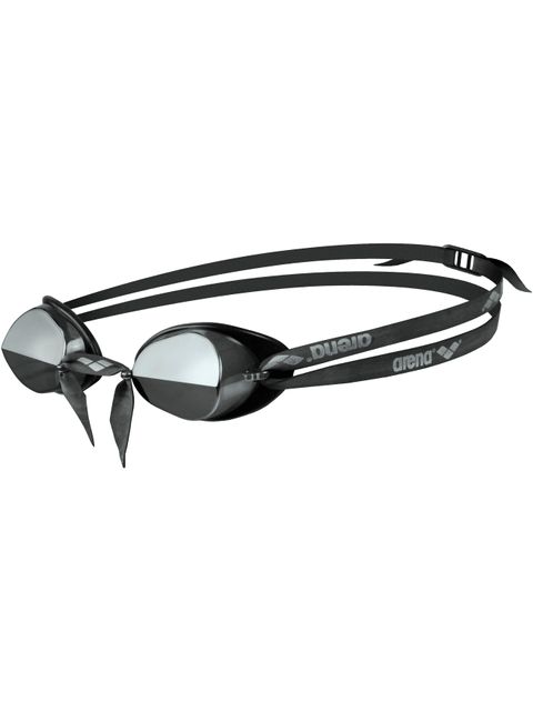 Arena Swedix Mirrored Goggles - Black